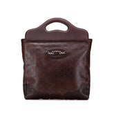 グッチ グッチシマ トートバッグ 145777 ブラウン レザー レディース GUCCI 【中古】