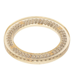 シャネル ココマーク チェーン バングル クリア シルバー プラスチック メタル レディース CHANEL 【中古】