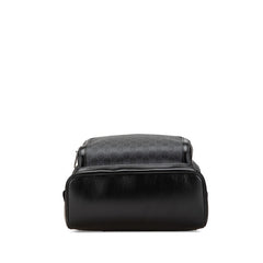 グッチ GGスプリーム リュック バックパック 704017 ブラック PVC レザー メンズ GUCCI 【中古】