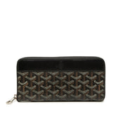 ゴヤール マティニョンGM 長財布 ブラック PVC レザー レディース GOYARD 【中古】