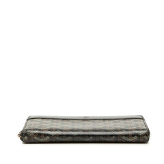 ゴヤール マティニョンGM 長財布 ブラック PVC レザー レディース GOYARD 【中古】
