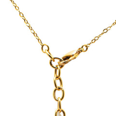 ルイ ヴィトン ナノグラム ネックレス M63141 ゴールド シルバー メッキ レディース LOUIS VUITTON 【中古】