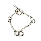 エルメス シェーヌダンクル ファランドール ブレスレット SV925 シルバー レディース HERMES 【中古】