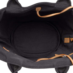 プラダ 三角ロゴプレート カナパ トートバッグ ショルダーバッグ 2WAY 1BG186 ブラック キャンバス レディース PRADA 中古