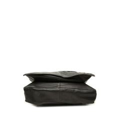 ロエベ アナグラム ショルダーバッグ ブラック レザー レディース LOEWE 中古