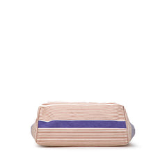 エルメス サックドプラージュ ニューカバヤデール トートバッグ アイボリー ブラウン パープル キャンバス レディース HERMES 【中古】