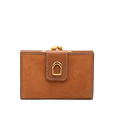 グッチ がま口 コインケース ブラウン レザー レディース GUCCI 【中古】