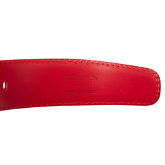 ルイ ヴィトン エピ サンチュール クラシック ベルト 85・34 R15007 レッド レザー メンズ LOUIS VUITTON 【中古】