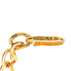 シャネル ヴィンテージ ココマーク チェーン ベルト ゴールド メッキ レディース CHANEL 【中古】