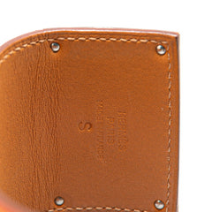 エルメス ケリードッグ S バングル オレンジ ブラウン スイフト ヴォーエプソン レディース HERMES 【中古】