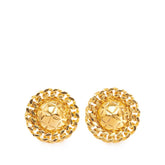 シャネル ココマーク マトラッセ イヤリング ゴールド メッキ レディース CHANEL 【中古】