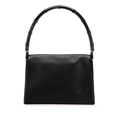 グッチ バンブー ワンショルダーバッグ 001 3239 ブラック レザー レディース GUCCI 【中古】