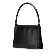 グッチ バンブー ワンショルダーバッグ 001 3239 ブラック レザー レディース GUCCI 【中古】