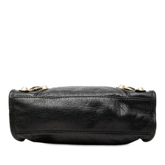 バレンシアガ ジャイアント ミニシティ ハンドバッグ ショルダーバッグ 2WAY 309544 ブラック レザー レディース BALENCIAGA 【中古】