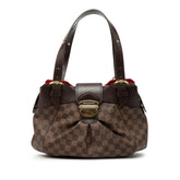 ルイ ヴィトン ダミエ システィナPM ハンドバッグ N41542 ブラウン PVC レザー レディース LOUIS VUITTON 【中古】