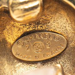 シャネル ヴィンテージ ココマーク イヤリング ゴールド メッキ レディース CHANEL 【中古】