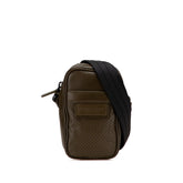 ボッテガヴェネタ レッジェーロ パンチング 斜め掛け ショルダーバッグ ショルダーポーチ 566214 カーキ グリーン ラムスキン レディース BOTTEGAVENETA 【中古】