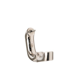 ルイ ヴィトン モノグラム チェーン フープピアス M02227 シルバー メタル レディース LOUIS VUITTON 【中古】