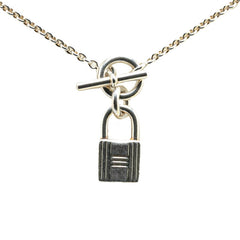 エルメス アミュレット ケリー カデナ ネックレス SV925 シルバー レディース HERMES 【中古】