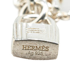 エルメス アミュレット ケリー カデナ ネックレス SV925 シルバー レディース HERMES 【中古】