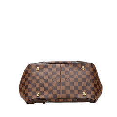 ルイ ヴィトン ダミエ ヴェローナPM ハンドバッグ N41117 ブラウン PVC レザー レディース LOUIS VUITTON 【中古】