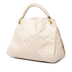 ルイ ヴィトン モノグラムアンプラント アーツィーMM ワンショルダー M93449 ネージュ ホワイト レザー レディース LOUIS VUITTON 中古