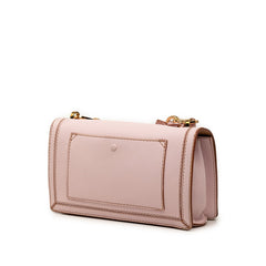 ロエベ バルセロナ チェーン ショルダーバッグ クロスボディバッグ ピンク レザー レディース LOEWE 【中古】