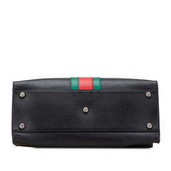 グッチ シェリーライン ディオニュソス ハンドバッグ ショルダーバッグ 2WAY 444167 ブラック レザー レディース GUCCI 【中古】