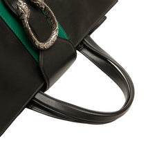 グッチ シェリーライン ディオニュソス ハンドバッグ ショルダーバッグ 2WAY 444167 ブラック レザー レディース GUCCI 【中古】