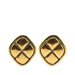 シャネル ヴィンテージ マトラッセ イヤリング ゴールド メッキ レディース CHANEL 【中古】