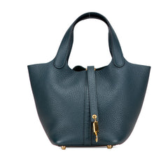 エルメス ピコタンロックPM ハンドバッグ ヴェールシプレス グリーン トリヨンクレマンス レディース HERMES 【中古】