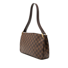 ルイ ヴィトン ダミエ オーバーニュ ワンショルダーバッグ N51129 ブラウン PVC レザー レディース LOUIS VUITTON 【中古】