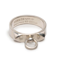 エルメス コリエ ド シアン PM リング 指輪 #52 SV925 シルバー レディース HERMES 【中古】