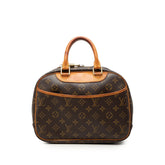 ルイ ヴィトン モノグラム トゥルーヴィル ハンドバッグ M42228 ブラウン PVC レザー レディース LOUIS VUITTON 【中古】