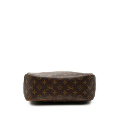 ルイ ヴィトン モノグラム トゥルーヴィル ハンドバッグ M42228 ブラウン PVC レザー レディース LOUIS VUITTON 【中古】