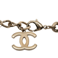 シャネル ロゴ ココマーク チェーン ネックレス ゴールド メッキ メンズ CHANEL 【中古】