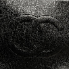 シャネル ココマーク バニティバッグ ハンドバッグ ブラック キャビアスキン レディース CHANEL 【中古】