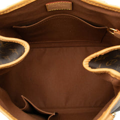 ルイ ヴィトン モノグラム バティニョール ハンドバッグ トートバッグ M51156 ブラウン PVC レザー レディース LOUIS VUITTON 【中古】