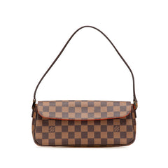 ルイ ヴィトン ダミエ レコレータ ハンドバッグ ショルダーバッグ N51299 ブラウン PVC レザー レディース LOUIS VUITTON 【中古】