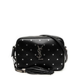 サンローラン ルー カメラバッグ スター 斜め掛け ショルダーバッグ 574494 ブラック レザー レディース SAINT LAURENT 【中古】