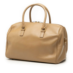 サンローラン クラシック ダッフル6 ハンドバッグ ショルダーバッグ 2WAY 322049 ベージュ ブラック レザー レディース SAINT LAURENT 【中古】