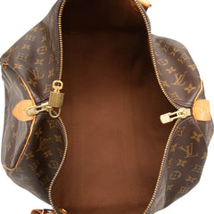 ルイ ヴィトン モノグラム キーポル45 ボストンバッグ ハンドバッグ M41428 ブラウン PVC レザー レディース LOUIS VUITTON 【中古】