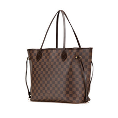 ルイ ヴィトン ダミエ ネヴァーフルMM トートバッグ ショルダーバッグ N41358 ブラウン PVC レザー レディース LOUIS VUITTON 【中古】