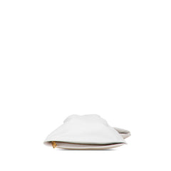 ボッテガヴェネタ ミニ ザ ツイスト ハンドバッグ ホワイト レザー レディース BOTTEGAVENETA 【中古】