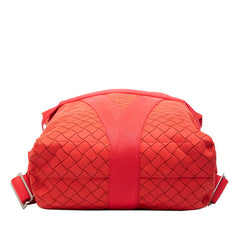 ボッテガヴェネタ イントレチャート ニューラバー リュックサック バックパック レッド ラバー レディース BOTTEGAVENETA 中古