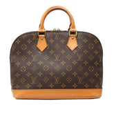 ルイ ヴィトン モノグラム アルマPM ハンドバッグ M51130 ブラウン PVC レザー レディース LOUIS VUITTON 【中古】