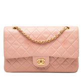 シャネル ココマーク マトラッセ チェーン ショルダーバッグ ピンク ラムスキン レディース CHANEL 【中古】
