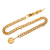 シャネル ココマーク 31 RUE CAMBON PARIS チェーンベルト ゴールド メッキ レディース CHANEL 【中古】
