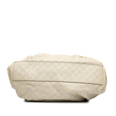 グッチ グッチシマ スーキー ハンドバッグ 211943 アイボリー レザー レディース GUCCI 【中古】