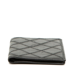 シャネル ビコローレ カードケース ブラック レザー レディース CHANEL 【中古】